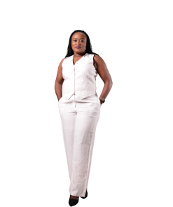 Executive Linen Two-Piece Set