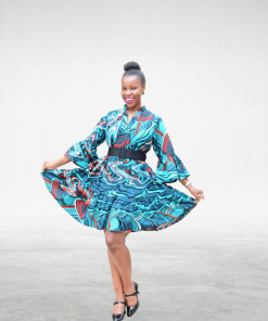 Ankara short dress