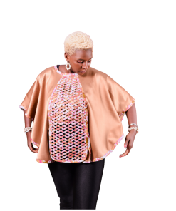 Amara Heritage Cape ( Woodin cape with handmade)