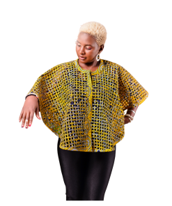 Honeycomb Heritage Cape ( Hand made laced cape )